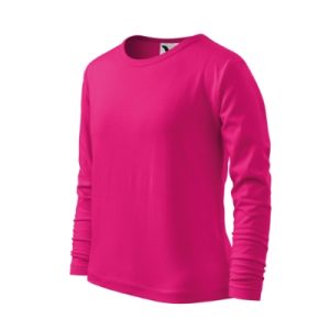 Póló gyerek - Fit-T LS-málna