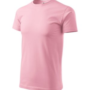 Póló férfi - Basic-rózsaszín