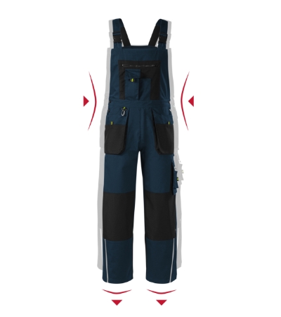 Kantáros munkanadrág férfi - Ranger-tengerészkék Kantáros munkanadrág férfi - Ranger-tengerészkék